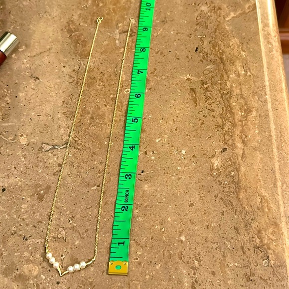 14KT Gold Pearl Necklace - Picture 7 of 7